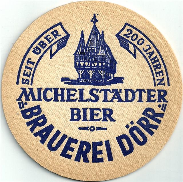 michelstadt erb-he michel rund 1a (185-michelstdter bier-blau) 